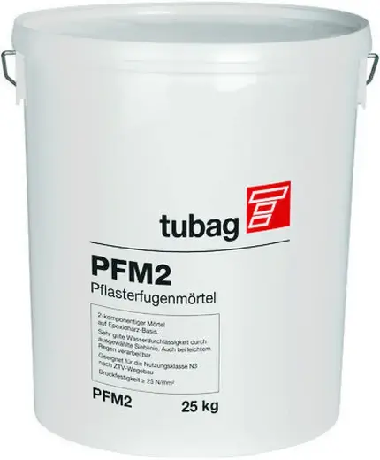 Tubag PFM2 водопроницаемый раствор для заполнения швов брусчатки (25 кг) базальт