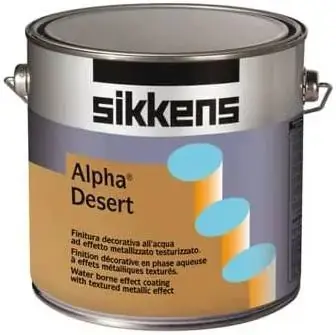 Sikkens Alpha Deser покрытие декоративное с эффектом металлизированного песка (1 л) медное металлизированный песок