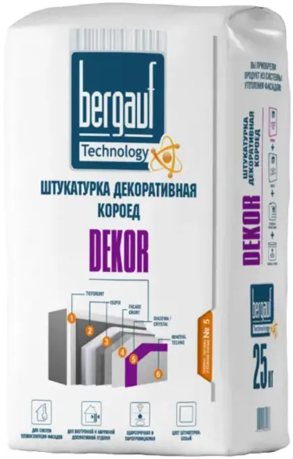 Bergauf Dekor Fasad штукатурка декоративная короед (25 кг)