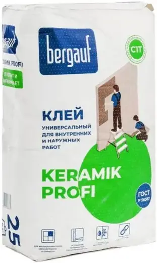 Bergauf Keramik Profi универсальный плиточный клей (25 кг)