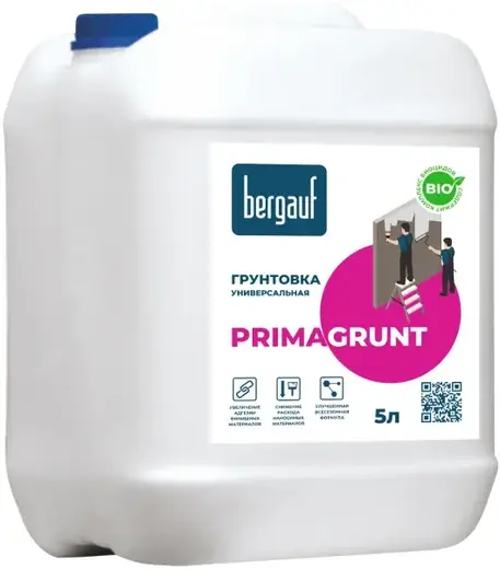 Bergauf Primagrunt грунтовка глубокого проникновения универсальная (5 л)