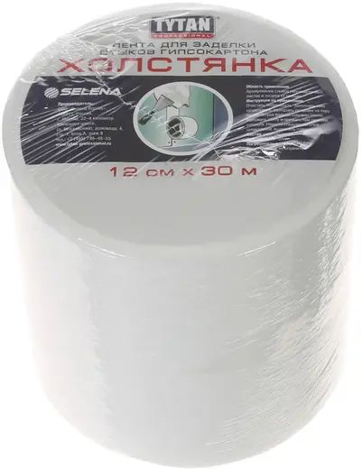 Титан Professional Холстянка лента для заделки стыков гипсокартона (120*30 м)