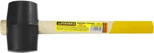 Stayer Standard киянка резиновая с деревянной ручкой (450 г)
