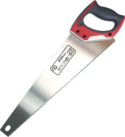 PQtools ножовка по дереву универcальная (450 мм) 7 зубьев