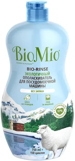 Biomio Bio-Rinse экологичный ополаскиватель для посудомоечной машины (750 мл)