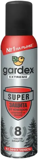 Gardex Extreme Super Защита аэрозоль-репеллент от комаров слепней и мошек (150 мл)