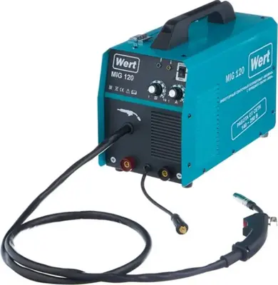 Wert MIG 120 инверторный сварочный полуавтомат (2100 Вт)