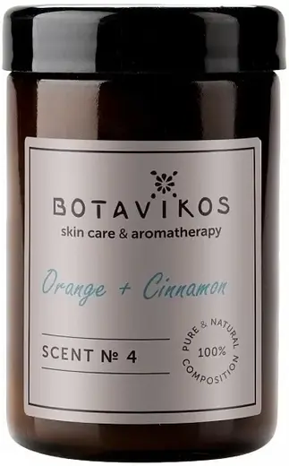 Botavikos Orange + Cinnamon свеча ароматизированная натуральная (90 г)