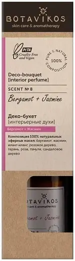 Botavikos Bergamot+Jasmine свеча ароматизированная натуральная (100 мл)