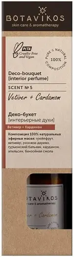 Botavikos Vetiver + Cardamom свеча ароматизированная натуральная (100 мл)