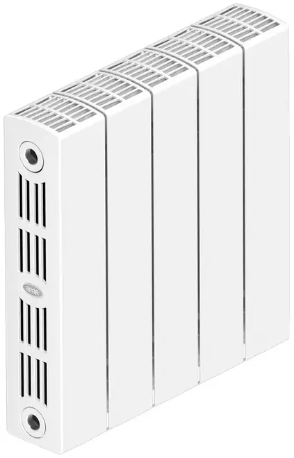 Рифар Supremo радиатор монолитный биметаллический 500 9 секций (90 мм) белый боковое G3/4 Нет