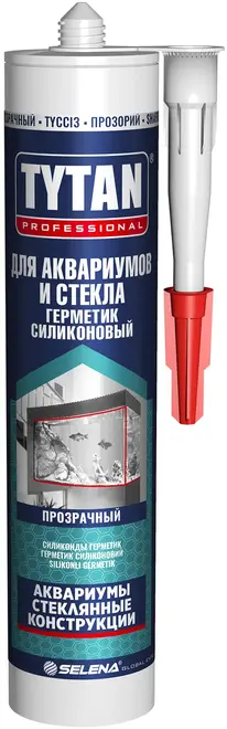 Титан Professional герметик силиконовый для аквариумов и стекла (280 мл)