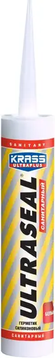 Krass Ultraplus Ultraseal герметик силиконовый санитарный (260 мл) белый Россия