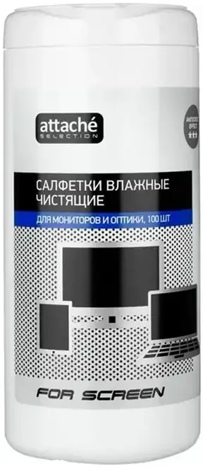 Luscan Attache Selection For Screen салфетки чистящие для экранов (100 салфеток)