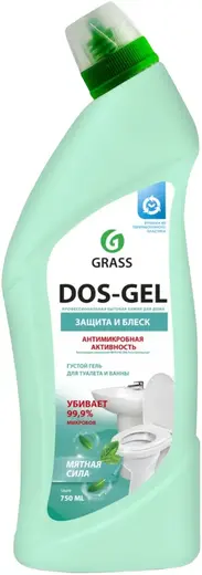 Grass Dos-Gel Защита и Блеск Мятная Сила густой гель для туалета и ванны (750 мл)