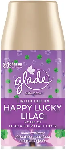 Glade Automatic Happy Lucky Lilac сменный баллон для автоматического освежителя воздуха (269 мл)