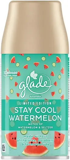 Glade Stay Cool Watermelon сменный баллон для автоматического освежителя воздуха (269 мл)