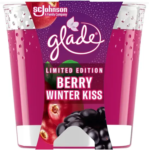 Glade Berry Winter Kiss свеча ароматизированная (129 г)