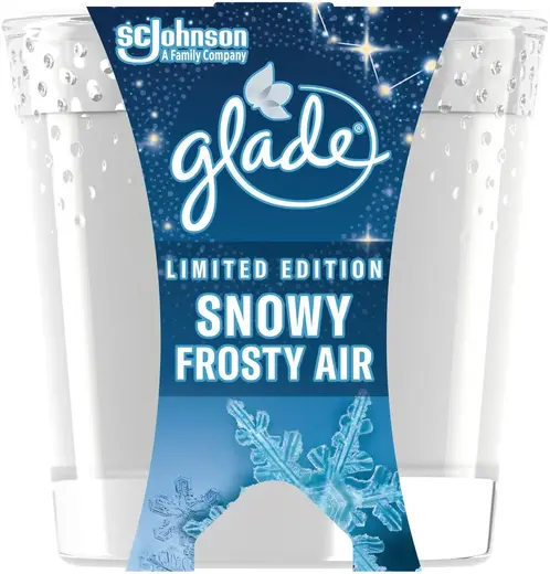 Glade Snowy Frosty Air свеча ароматизированная (129 г)