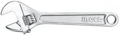Ingco ключ разводной (до 55 мм 450 мм) C45 (углеродистая сталь)