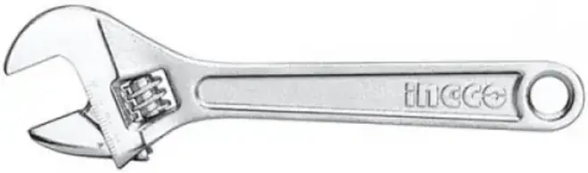 Ingco ключ разводной (до 30 мм 200 мм) CrV (хромованадиевая сталь)
