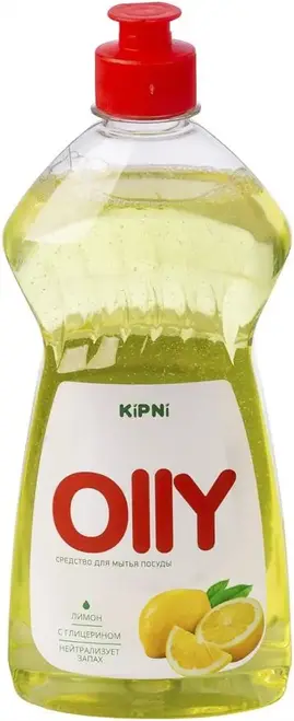 Kipni Olly Лимон с Глицерином средство для мытья посуды (500 мл)