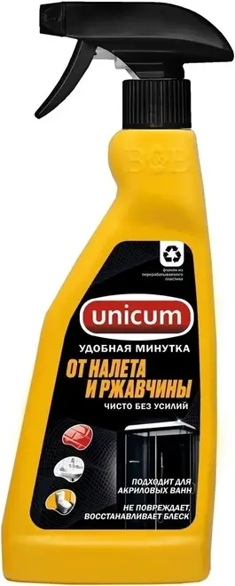 Unicum от Налета и Ржавчины средство для сантехники (500 мл)