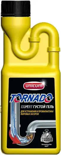 Unicum Tornado Expert густой гель для устранения и профилактики жировых засоров (500 мл)
