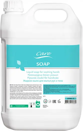Kiilto Care Soap мыло жидкое для мытья рук и тела (5 л)
