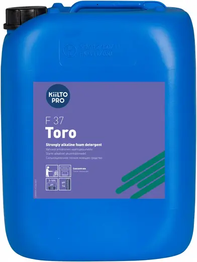 Kiilto Pro F 37 Toro сильнощелочное пенное моющее средство (10 л)
