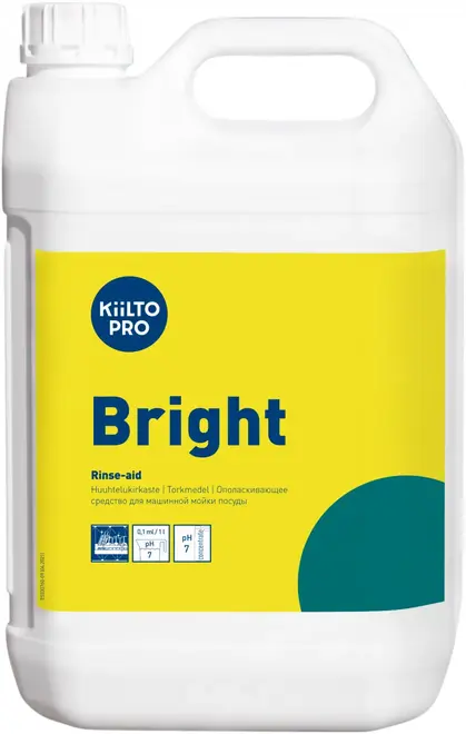 Klinin Bright средство для ополаскивания посуды (5 л)