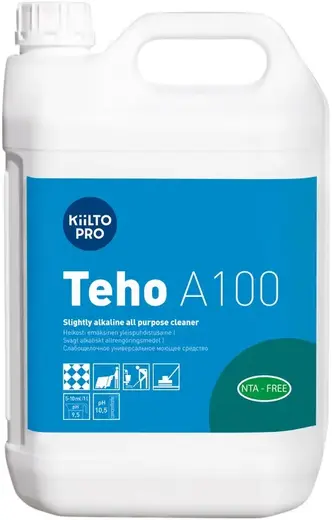 Kiilto Pro Teho A100 слабощелочное универсальное моющее средство (5 л)