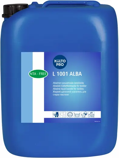 Kiilto Pro L 1001 Alba жидкий щелочной усилитель для стирки текстиля (20 л)