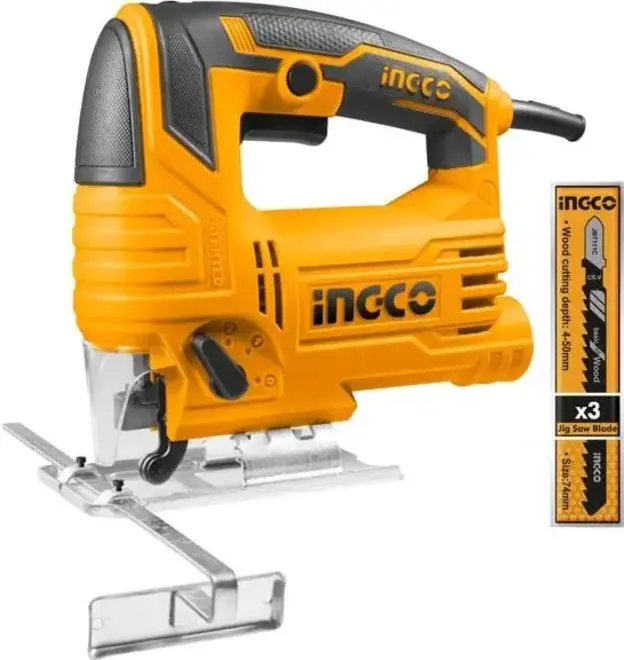 Ingco Standart JS57028 лобзик электрический (570 Вт, 220-240 В, 800-3000 ход/мин) JS57028