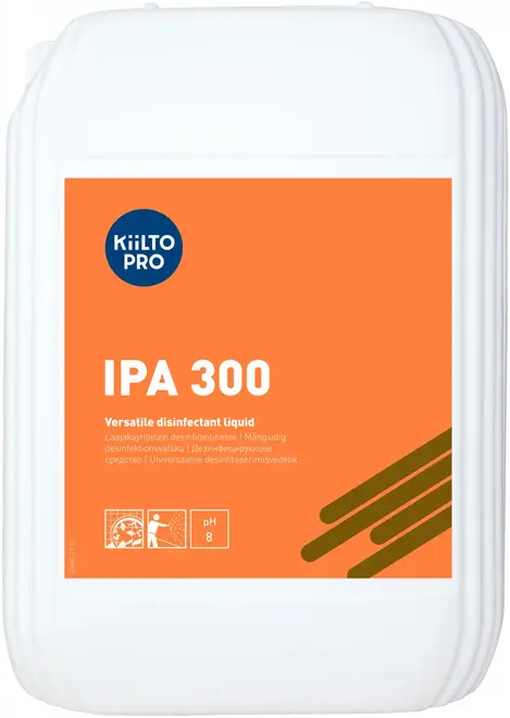 Kiilto Pro IPA 300 дезинфицирующее средство с широким спектром применения (10 л)