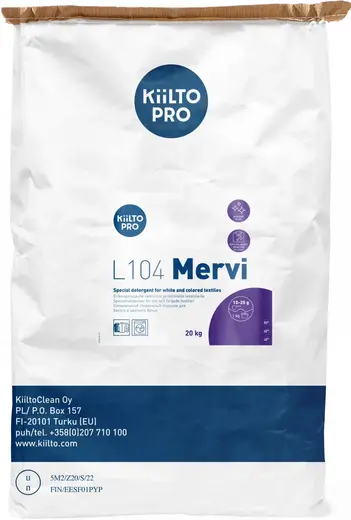 Kiilto Pro L 104 Mervi стиральный порошок для белого белья (20 кг)