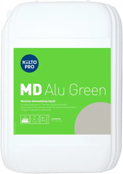 Klinin MD Alu Green моющее средство для машинной мойки посуды из алюминия (10 л)