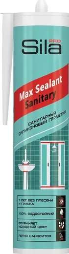 Sila Pro Max Sealant Sanitary санитарный силиконовый герметик (280 мл) белый