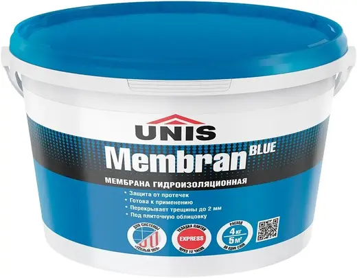 Юнис Membran Blue мембрана гидроизоляционная (4 кг)