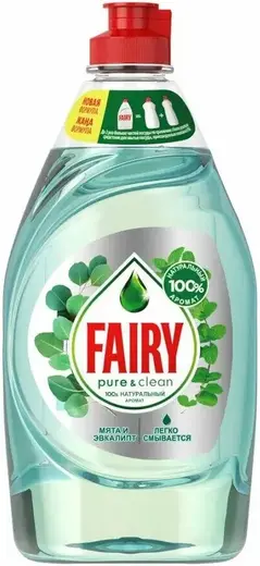 Fairy Pure & Clean Мята и Эвкалипт средство для мытья посуды (450 мл)