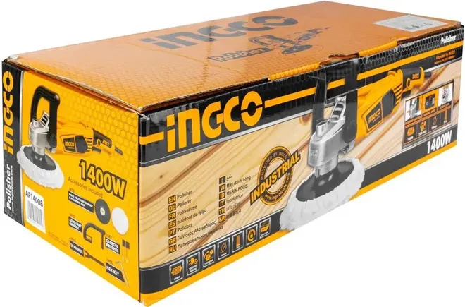 Ingco Industrial AP14008 шлифмашина полировальная (1400 Вт)