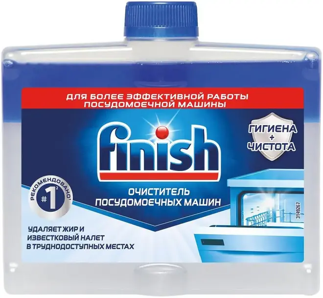 Finish очиститель для посудомоечных машин (80 г (3 таблетки)