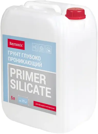 Bayramix Primer Silicate грунт глубокопроникающий (5 л)