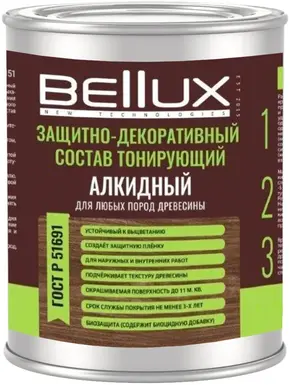 Bellux ПФ-1151 состав защитно-декоративный тонирующий алкидный (600 г) белый