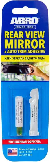 Abro Rear View Mirror & Auto Trim Adhesive клей зеркала заднего вида (1.2 мл)