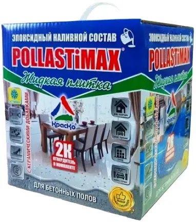 Краско Pollastimax Упрочняющий двухкомпонентная эпоксидная грунт-пропитка (5.9 кг (1 основа материала + 1 отвердитель + 1 шлифованная деревянная мешал