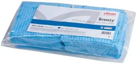 Vileda Professional Breazy салфетка с микроволокном (25 салфеток) голубая