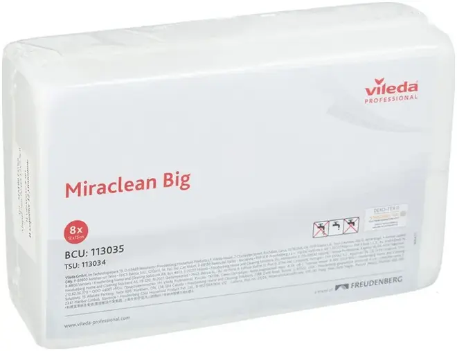 Vileda Professional Miraclean Big губки меламиновые (8 губок)