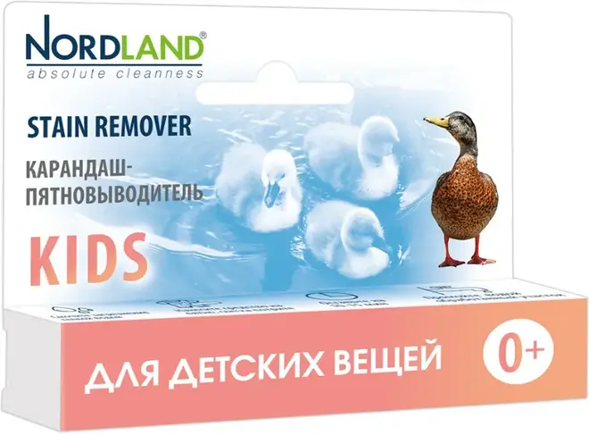 Nordland Kids карандаш-пятновыводитель для детских вещей (35 г)