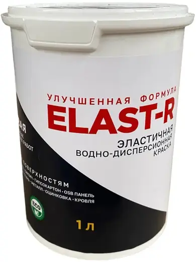 Поли-Р Elast-R эластичная водно-дисперсионная краска (1 л) белая